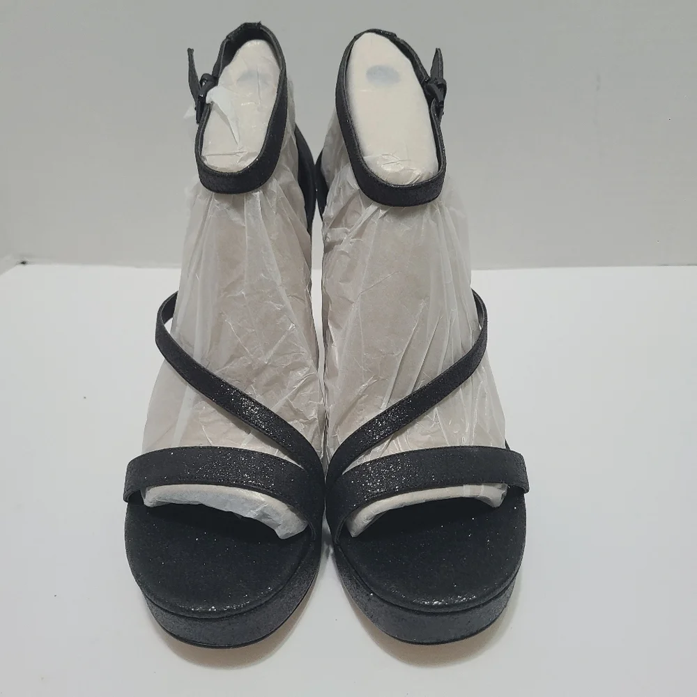 Michael‎ Kors Tanner Platform Pixie Fine Glitter Shoes NIB Size 11
